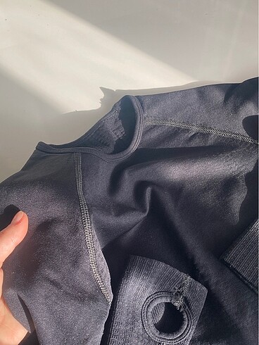 xs Beden siyah Renk ZİN sporcu üstü gymshark body