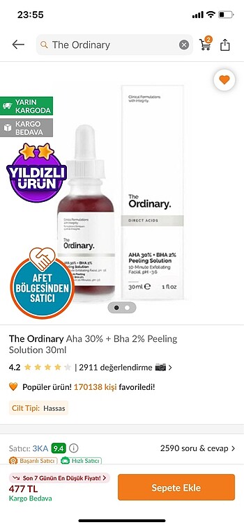 The Ordinary The ordinary
