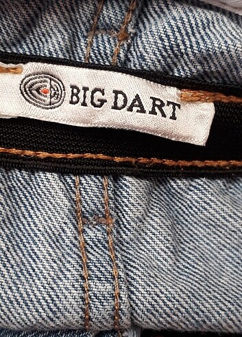 27 Beden Big dart Beli Lastikli mom jean