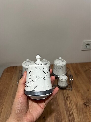 Beden Renk Cooker 7'li porselen baharat seti