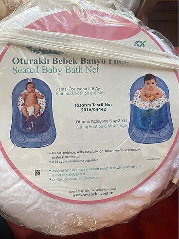  Beden Bebek banyo filesi 