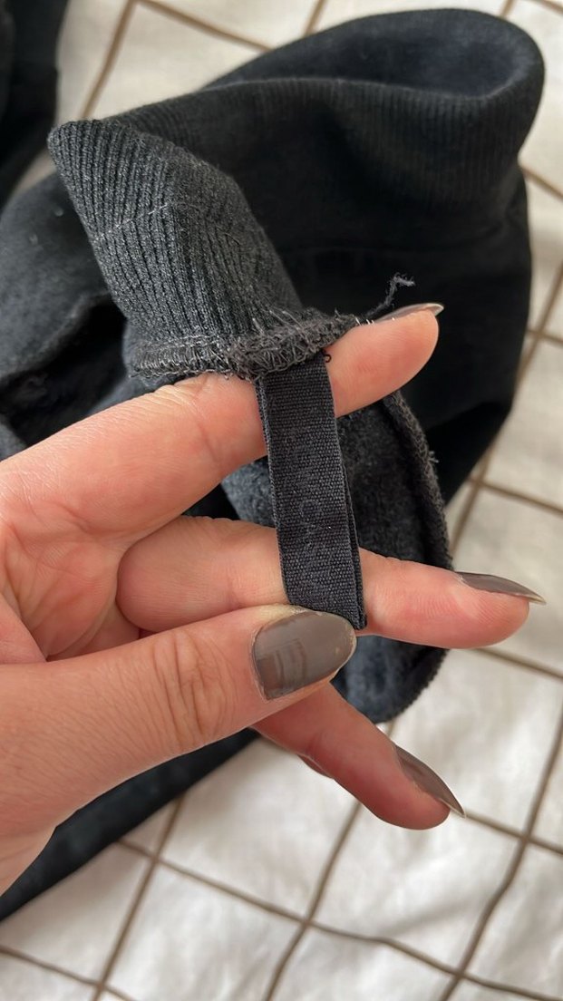 Fermuarlı Siyah erkek Eşofman Altı - Görsel 2