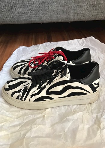 Diğer Zebra Desenli Kadın Spor Ayakkabı