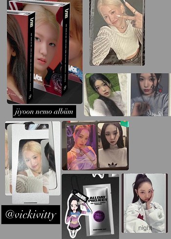 Jiyoon Nemo Albümü ve Kart Seti