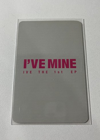  İve leeseo photocard pc satış