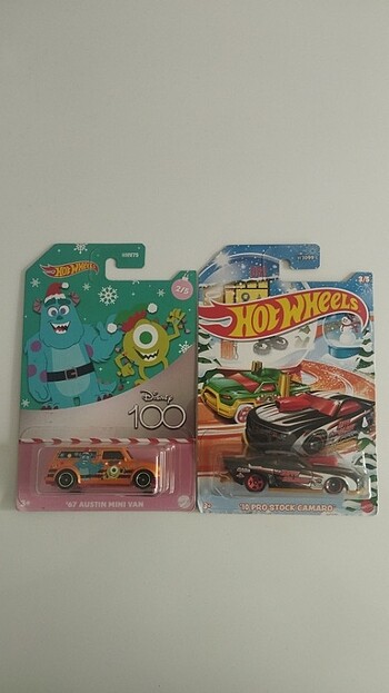 Hot wheels yılbaşı temalı arabalar