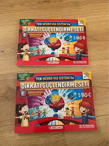 Adeda 5 yaş dikkat güçlendirme seti B-C