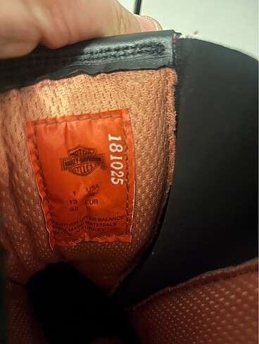 32 Beden siyah Renk Harley Davidson çizme