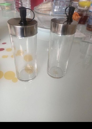 Paslanmaz Çelik Kapaklı Cam Şişe Seti - Görsel 2