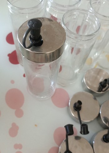 Paslanmaz Çelik Kapaklı Cam Şişe Seti - Görsel 5