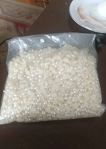 Beyaz Tırnak Süsleme İnci Boncukları - Görsel 5