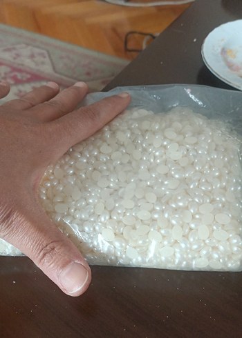 Beyaz Tırnak Süsleme İnci Boncukları - Görsel 2