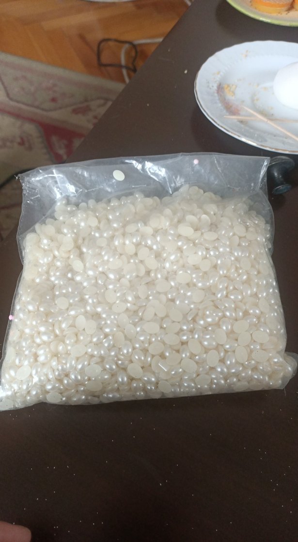 Beyaz Tırnak Süsleme İnci Boncukları - Görsel 5