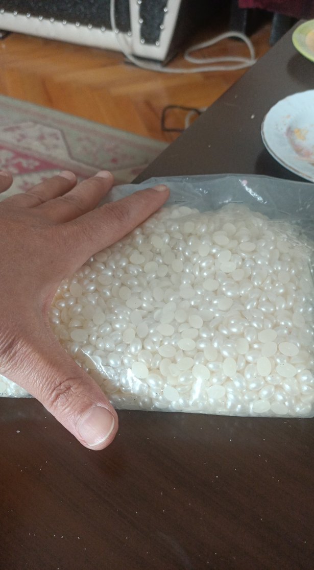 Beyaz Tırnak Süsleme İnci Boncukları - Görsel 2