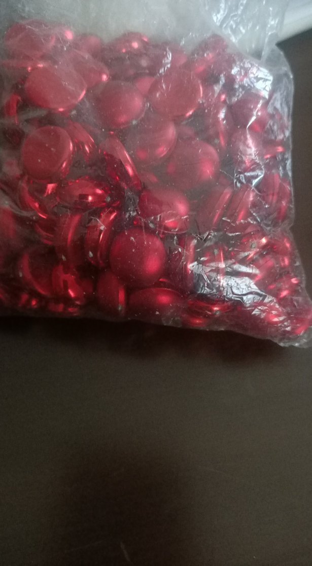 Kırmızı Parlak Tırnak Süsü Boncukları - Görsel 4