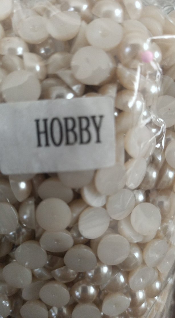 Beyaz Yarım İnci Tırnak Süsü 500g - Görsel 3