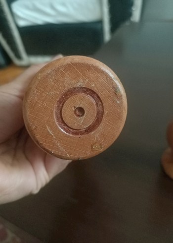 Parlak Bej Ahşap Mumluk Seti - Görsel 5