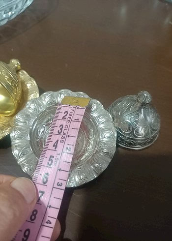 Yılan Desenli Altın ve Gümüş lokumluk - Görsel 8