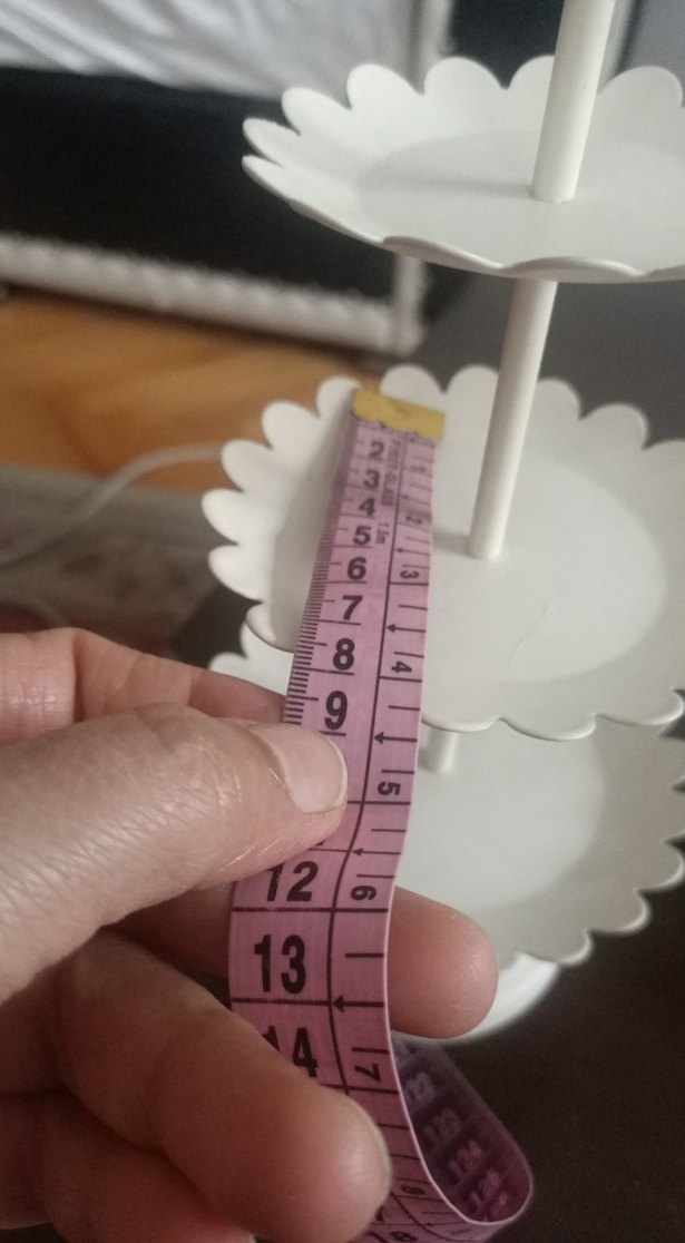 Beyaz 3 Katlı Metal Tatlı Standı - Görsel 3