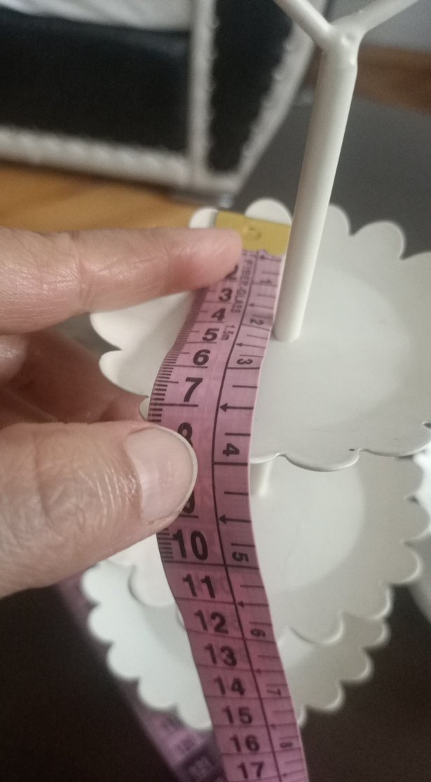 Beyaz 3 Katlı Metal Tatlı Standı - Görsel 5