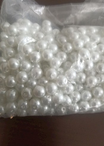 Beyaz Tırnak Süsleme İnci Boncuklar - Görsel 3