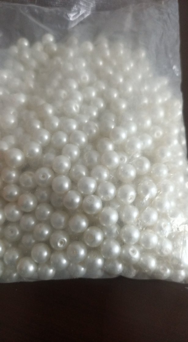 Beyaz Tırnak Süsleme İnci Boncuklar - Görsel 2