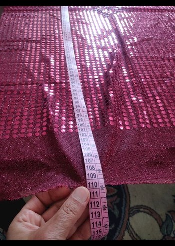 parça pullu payetli kumas - Görsel 3
