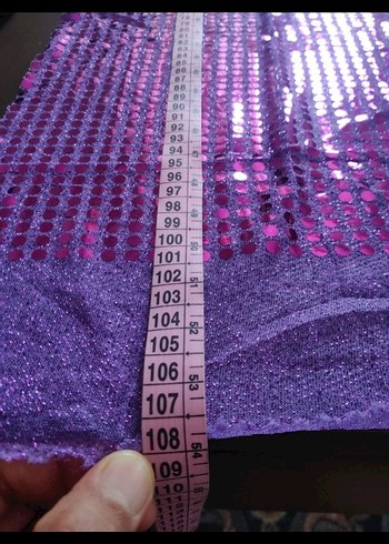 parça pullu payetli kumas - Görsel 6