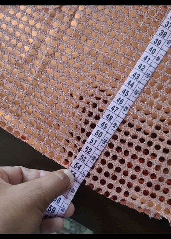 parça pullu payetli kumas - Görsel 7