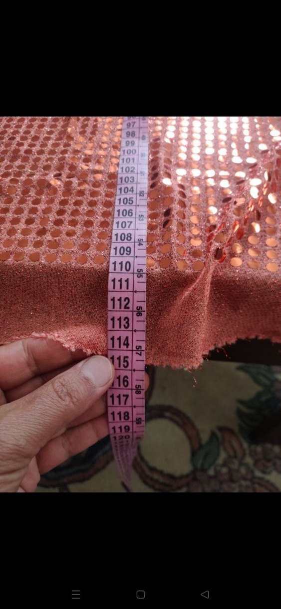 parça pullu payetli kumas - Görsel 4
