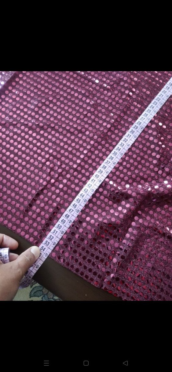 parça pullu payetli kumas - Görsel 5