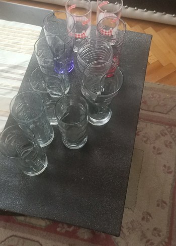 Çeşitli Desenlerde Renkli Bardak Seti - Görsel 5