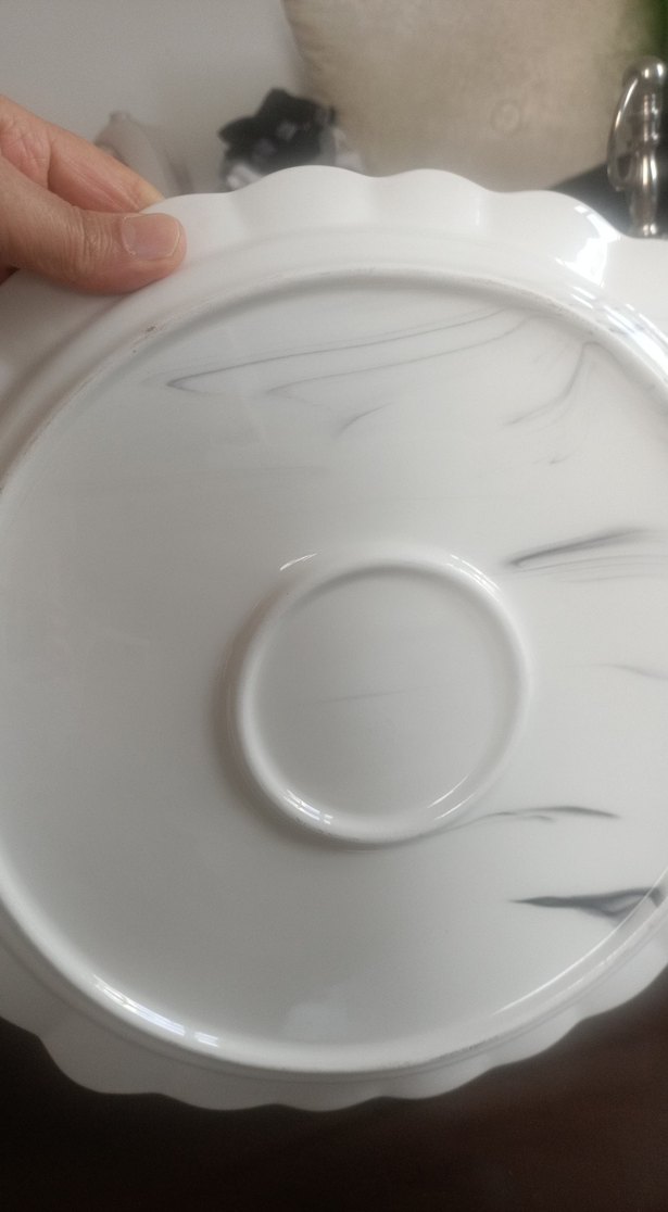 Beyaz Gri Mermer Desenli Kapaklı kahvaltılık - Görsel 4