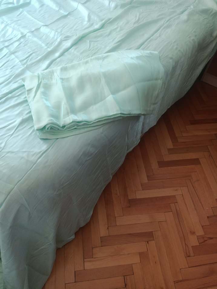 Pastel Yeşil Düz perde - Görsel 4