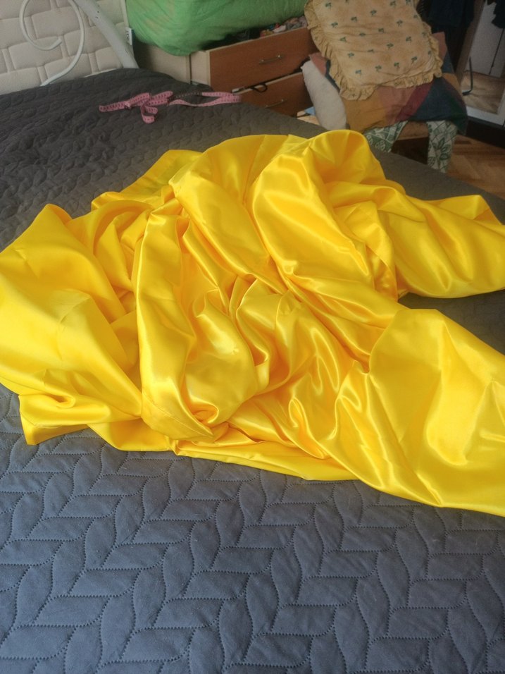 Parlak Sarı Düz Yatak Örtüsü - Görsel 4