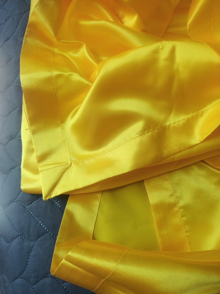 Parlak Sarı Düz Yatak Örtüsü - Görsel 5
