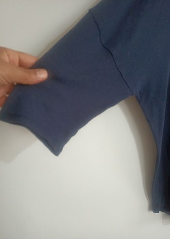 m Beden Bohem Tarzı Kadın Uzun Kollu Baskılı Tişört