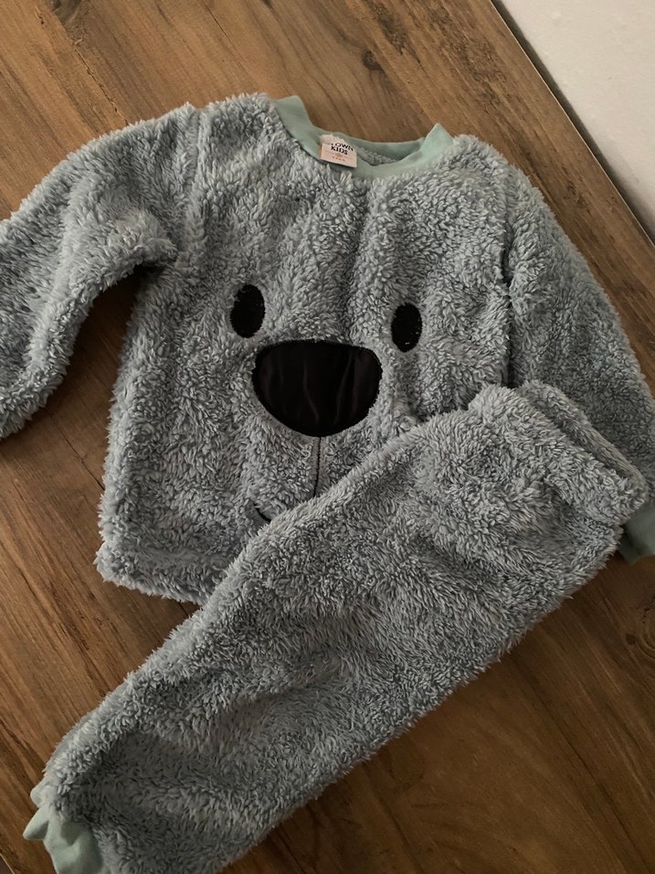 Çocuk Peluş Pijama Takımı - Görsel 4