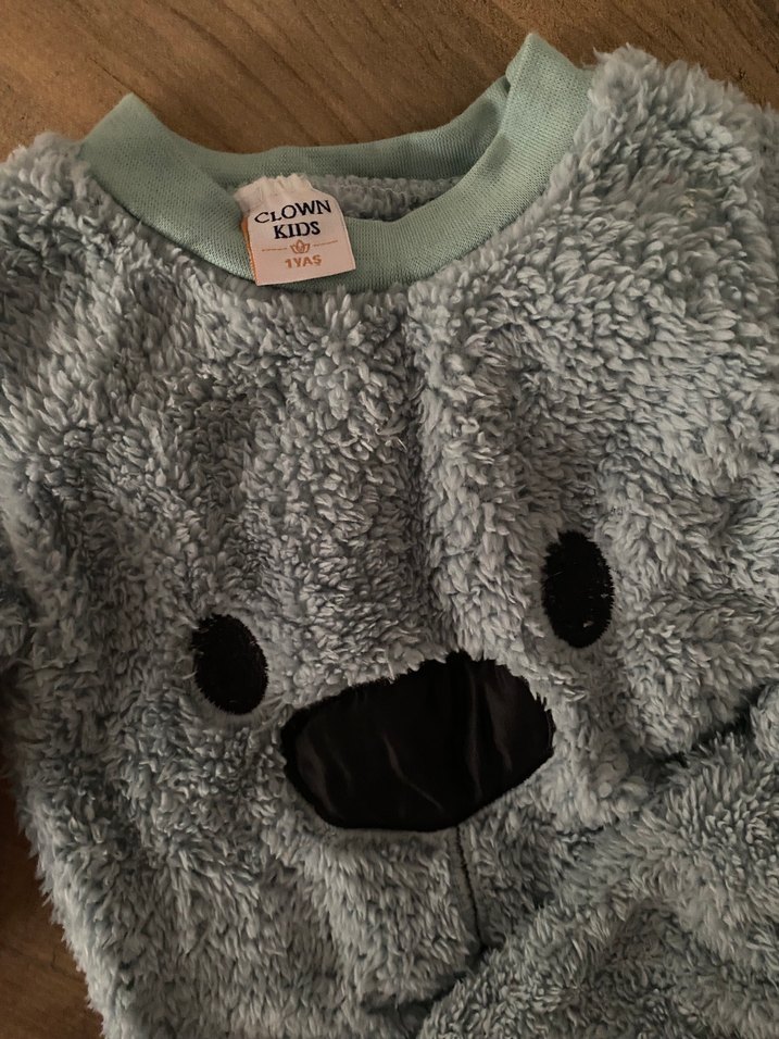 Çocuk Peluş Pijama Takımı - Görsel 3