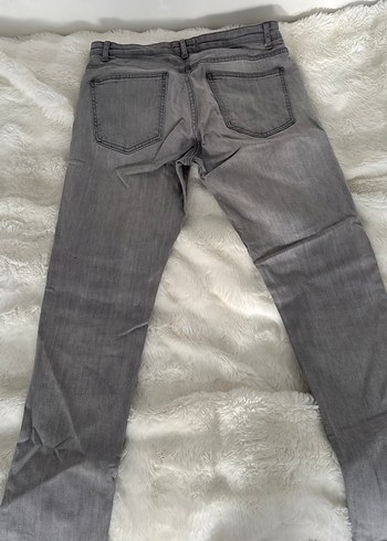 Gri Erkek Denim Kot Pantolon - Görsel 3
