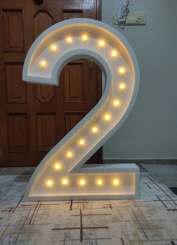 Strafor ışıklı 73x50x12cm ölçülerinde