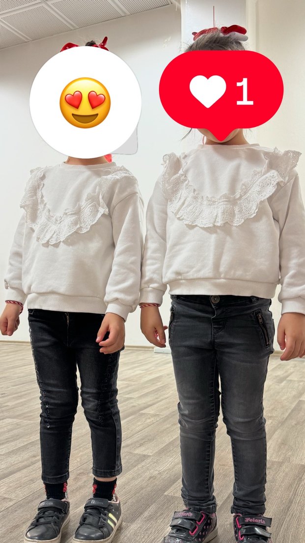 Le Mabella beyaz kazak - Görsel 5