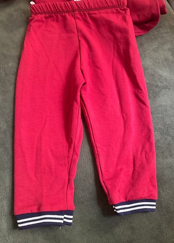 Erkek Çocuk Kırmızı Zincir Detaylı Sweatshirt - Görsel 3