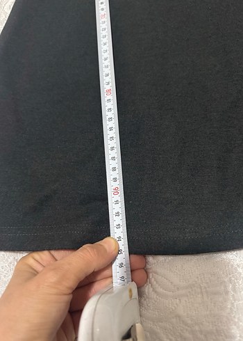 Düğmeli Siyah Uzun Kollu Uzun Elbise - Görsel 4