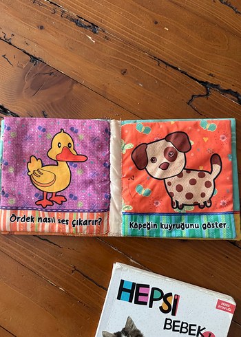 Çocuklar için 4 Hayvan ve Bebek Kitabı - Görsel 2