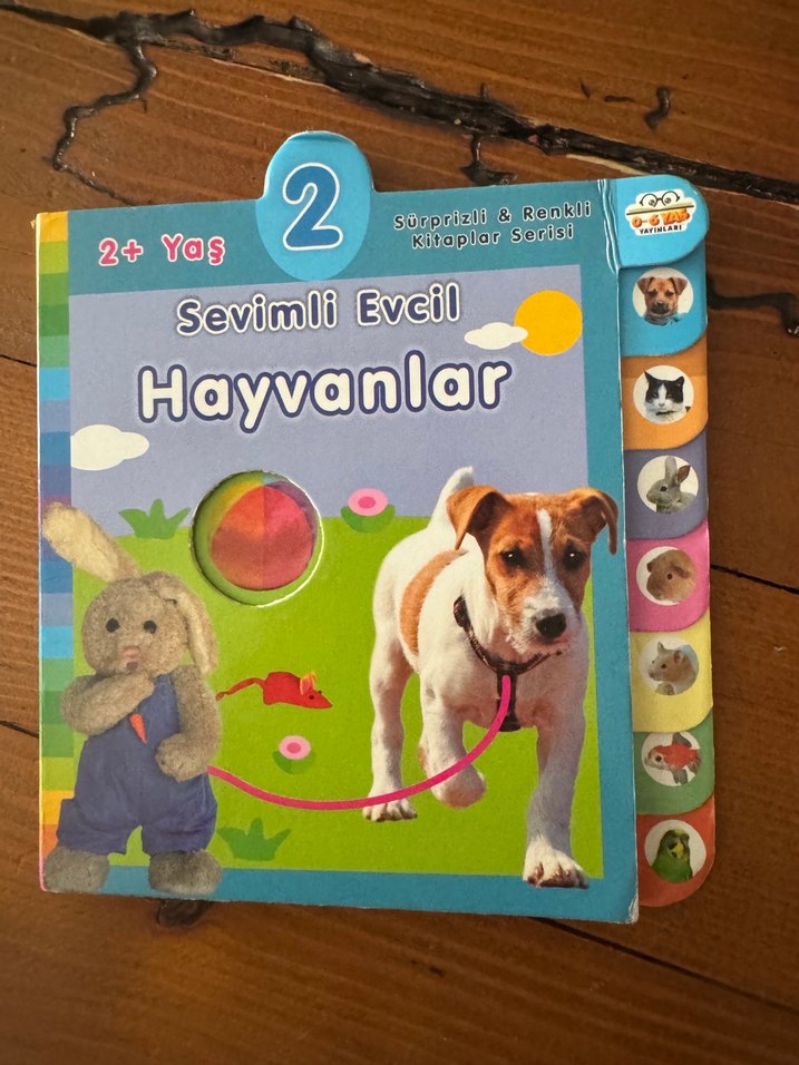 Çocuklar için 4 Hayvan ve Bebek Kitabı - Görsel 4