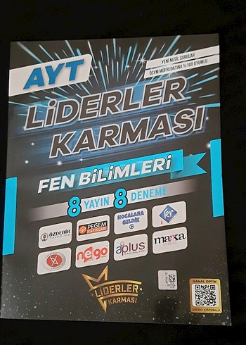 AYT Liderler Karması Fen Bilimleri 8 Deneme