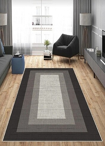 MABEBA TEKSTİL Dijital Baskı Yıkanabilir Kaymaz Taban Modern Sal