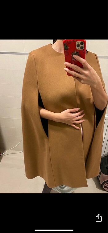 Zara Özel Seri Cashmere Kumaşlı Pelerin