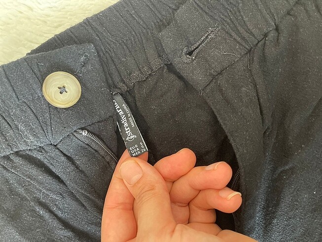 Stradivarius Keten tarzı pantalon